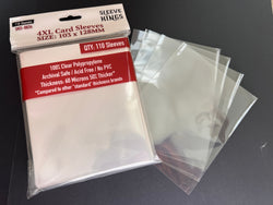 4XL Game Card Sleeves (103x128mm) 110 Pack, 60 Micron, SKS-8834 (ONLINE ORDER ONLY)