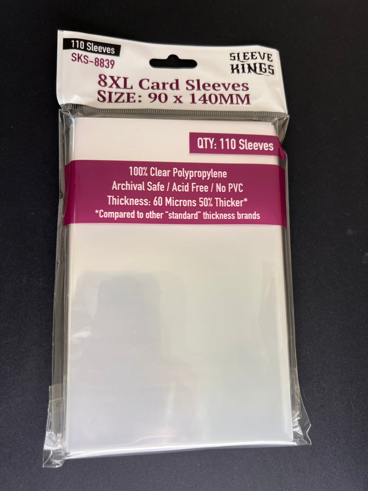 8XL Game Card Sleeves (90x140mm) 110 Pack, 60 Micron, SKS-8839 (ONLINE ORDER ONLY)