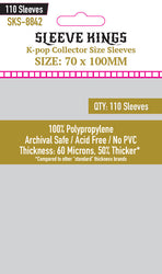 "Kpop" Collector Size Card Sleeve (70x100mm) 110 Pack, 60 Micron, SKS-8842 (ONLINE ORDER ONLY)