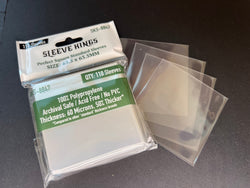 Perfect Square Standard Sleeves (63.5x63.5mm) 110 Pack, 60 Microns, SKS-8847 (ONLINE ORDER ONLY)