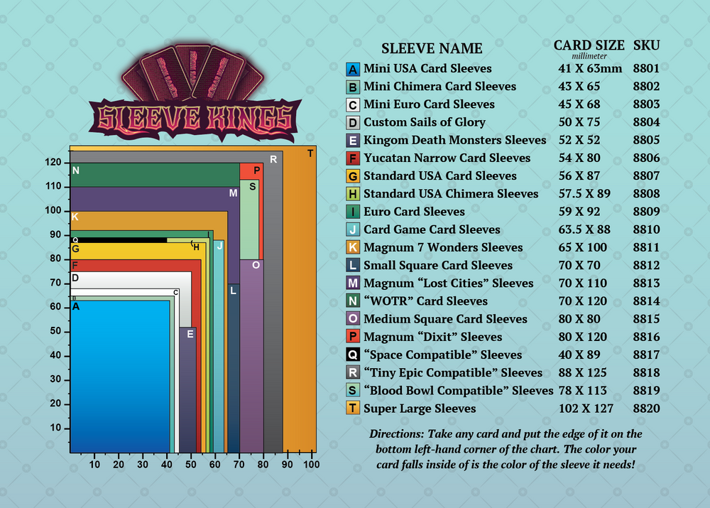 Sleeve Kings Sleeve Finder Playmat (Neoprene Mat) -SKS-8888 (ONLINE ORDER ONLY)