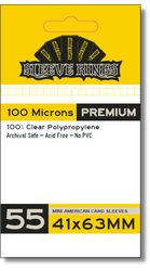 Premium Mini American Card Sleeves (41x63mm) 55 Pack, 100 Micron, SKS-9901 (ONLINE ORDER ONLY)