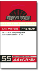 Premium Mini European Card Sleeves (44x68mm) 55 Pack, 100 Micron, SKS-9902 (ONLINE ORDER ONLY)