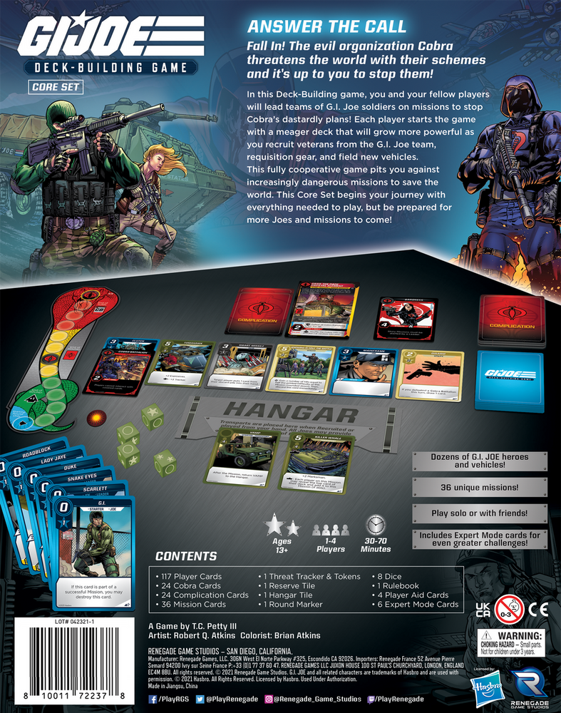 G.I. JOE Deck-Building Game (ONLINE ORDER ONLY)