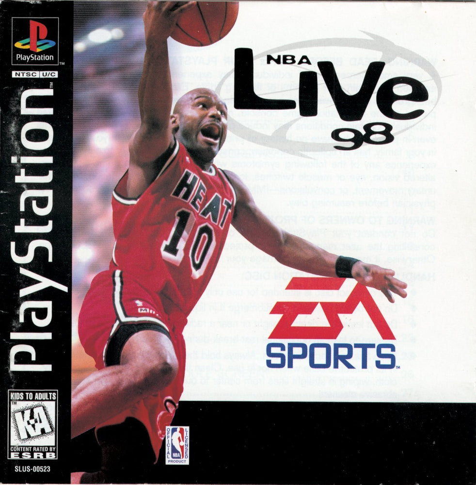 NBA Live 98 (Playstation) (ONLINE ORDER ONLY)