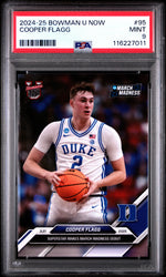 Graded 2024 Topps Bowman U Now Cooper Flagg #95 Rookie RC Basketball Card PSA 9 Mint (ONLINE ORDER ONLY)