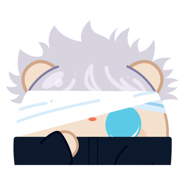 Shumi Mascot: Jujutsu Kaisen - Satoru Gojo Peeker Sticker (ONLINE ORDER ONLY)