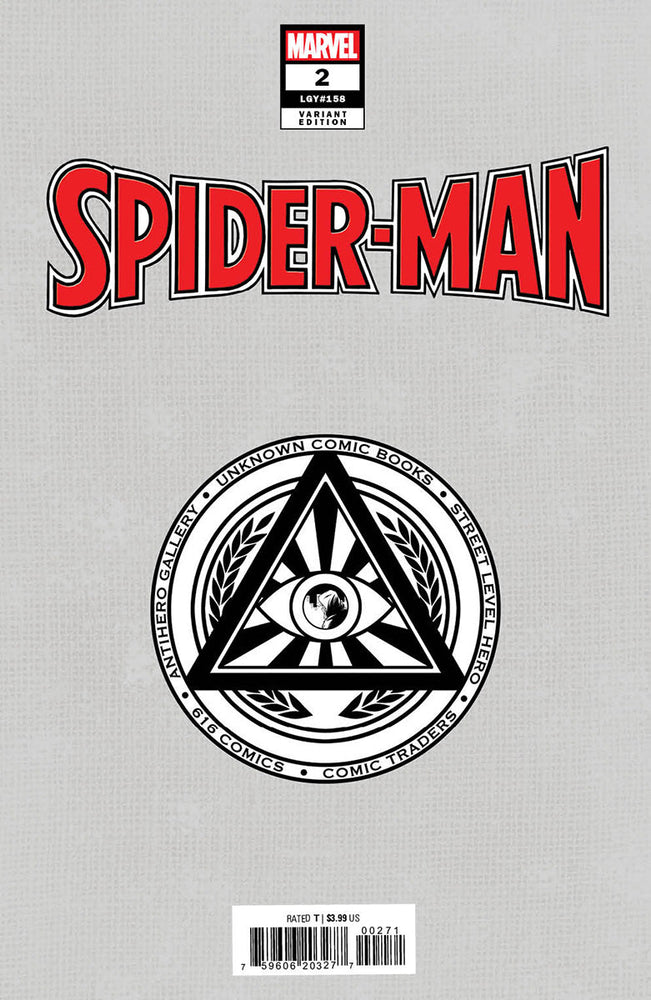 Spider-Man #2 Unknown Comics Jay Anacleto Exclusive Var (11/09/2022) (Online Order Only)