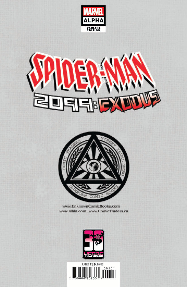 Spider-Man 2099: Exodus Alpha 1 Unknown Comics Kaare Andrews Exclusive Var (05/04/2022) (Online Order Only)