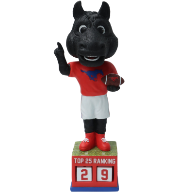 SMU Mustangs Football Top 25 Ranking Tracker Bobblehead (Presale) (ONLINE ORDER ONLY)