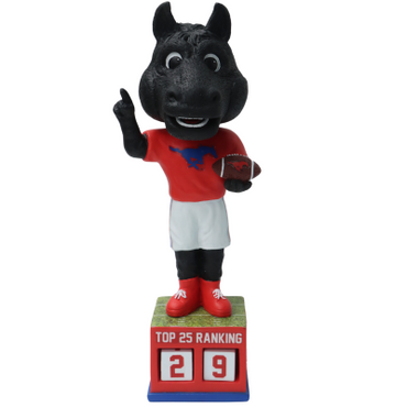 SMU Mustangs Football Top 25 Ranking Tracker Bobblehead (Presale) (ONLINE ORDER ONLY)