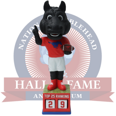 SMU Mustangs Football Top 25 Ranking Tracker Bobblehead (Presale) (ONLINE ORDER ONLY)