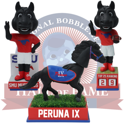SMU Mustangs Mascot Bobbleheads (Presale) (ONLINE ORDER ONLY)