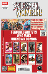 Spider-man & Wolverine #1 Unknown Comics Tyler Kirkham Exclusive Var (06/18/2025) (ONLINE ORDER ONLY)