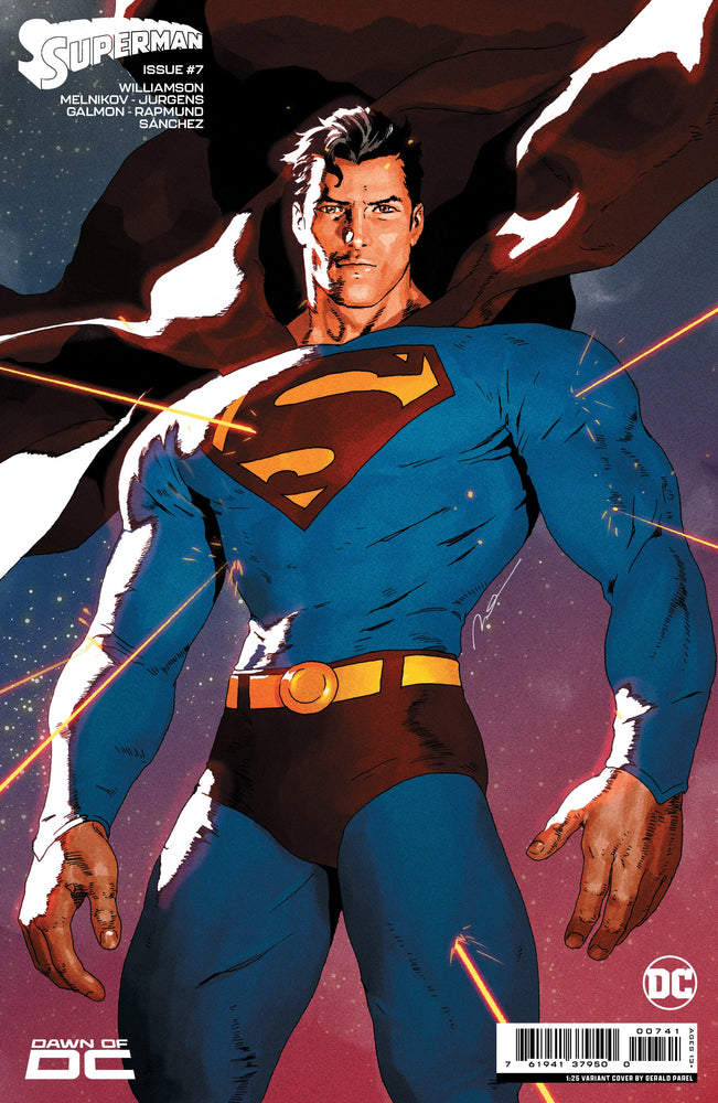 Superman #7 H 1:25 Gerald Parel Card Stock Variant (#850) (10/17/2023) Dc (ONLINE ORDER ONLY)