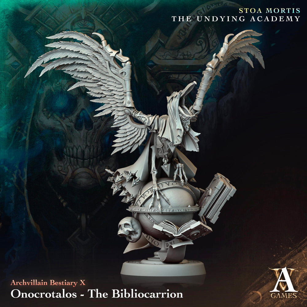 3D Printed Archvillain Games Onocrotalos The Bibliocarrion Archvillain Bestiary Vol. X 28 32mm D&D (Online Only)