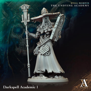 3D Printed Archvillain Games Darkspell Academic Stoa Mortis The Undying Academy 28 32mm D&D (Online Only)