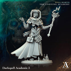 3D Printed Archvillain Games Darkspell Academic Stoa Mortis The Undying Academy 28 32mm D&D (Online Only)