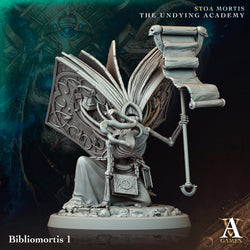 3D Printed Archvillain Games Bibliomortis Stoa Mortis The Undying Academy 28 32mm D&D (Online Only)