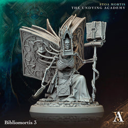 3D Printed Archvillain Games Bibliomortis Stoa Mortis The Undying Academy 28 32mm D&D (Online Only)