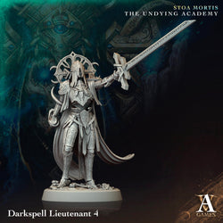 3D Printed Archvillain Games Darkspell Lieutenant Stoa Mortis The Undying Academy (Online Only)