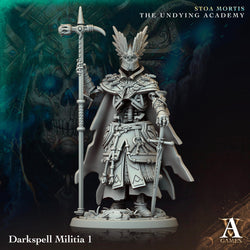 3D Printed Archvillain Games Darkspell Militia Stoa Mortis The Undying Academy (Online Only)