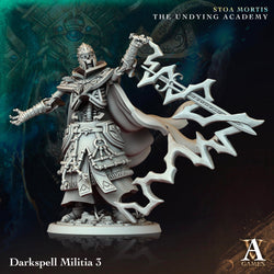 3D Printed Archvillain Games Darkspell Militia Stoa Mortis The Undying Academy (Online Only)