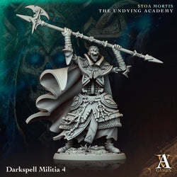 3D Printed Archvillain Games Darkspell Militia Stoa Mortis The Undying Academy (Online Only)