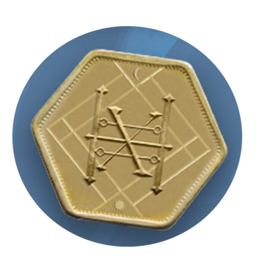 Behext: Kickstarter Exclusive Master Hex Metal Coin (ONLINE ORDER ONLY)