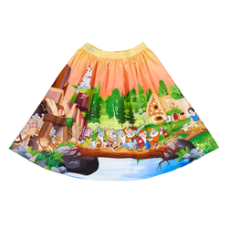 Stitch Shoppe by Loungefly: Disney Snow White - Smile and a Song "Sandy" Skirt (ONLINE ORDER ONLY)