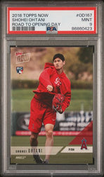 Graded 2018 Topps Now Shohei Ohtani #OD167 Rookie RC Baseball Card PSA 9 Mint (ONLINE ORDER ONLY)