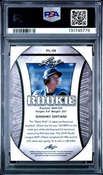 Graded 2018 Leaf Rookie Shohei Ohtani #FL-01 Exclusive Flag Rookie RC Baseball Card PSA 10 Gem Mint (ONLINE ORDER ONLY)