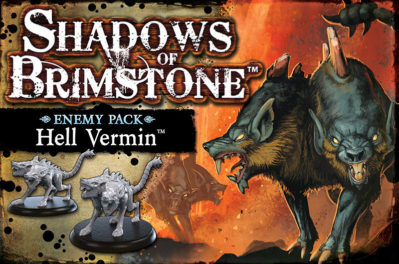 Shadows of Brimstone: Hell Vermin Enemy Pack (ONLINE ORDER ONLY)