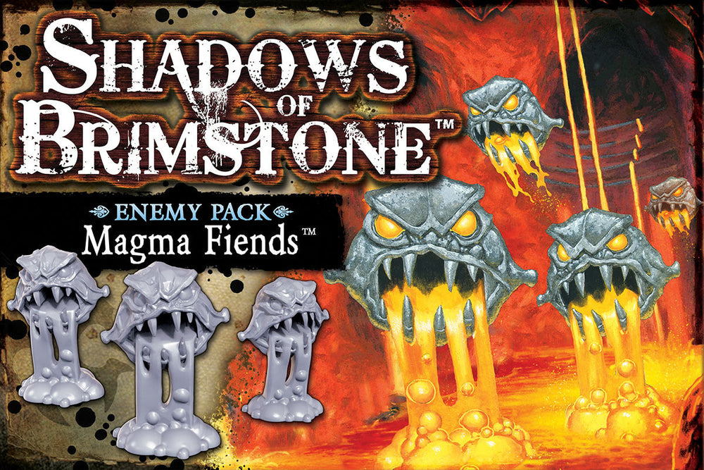 Shadows of Brimstone: Magma Fiends Enemy Pack (ONLINE ORDER ONLY)