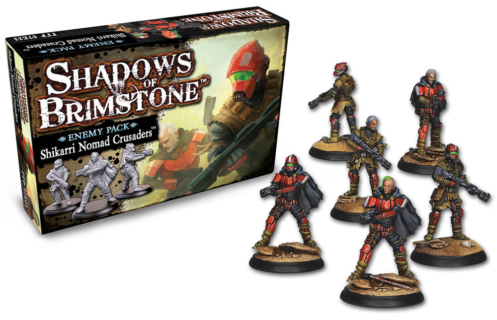 Shadows of Brimstone: Shikarri Nomad Crusaders Enemy Pack (ONLINE ORDER ONLY)