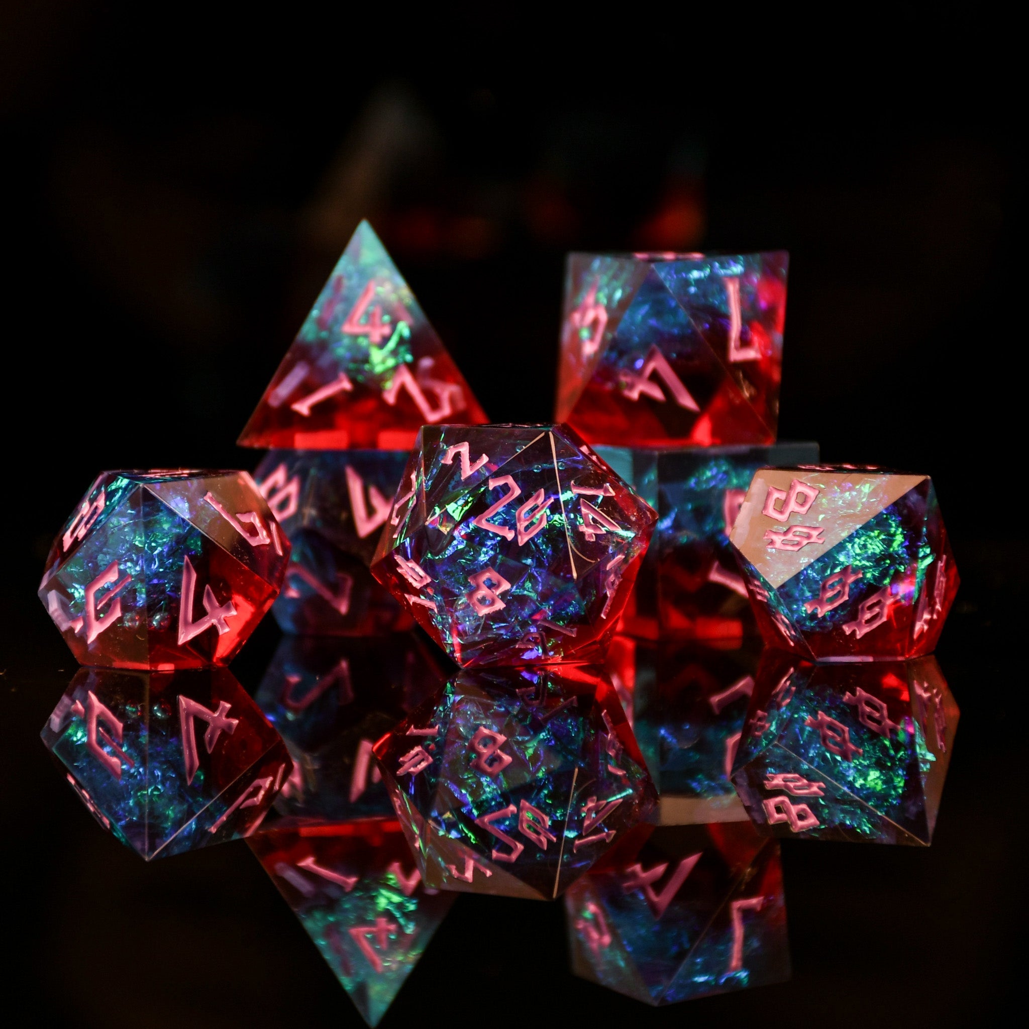 Sorcerous Burst Sharp-Edged Resin Dice Set (ONLINE ORDER ONLY)