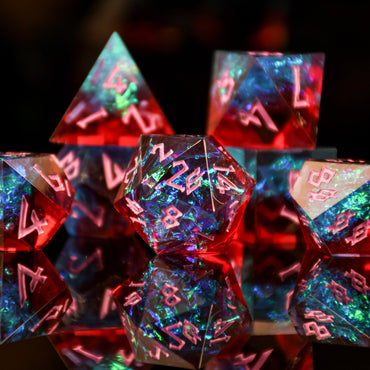 Sorcerous Burst Sharp-Edged Resin Dice Set (ONLINE ORDER ONLY)