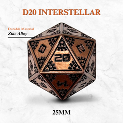 Space Dice Meteor Runestones™ - 25mm D20 - Interstellar (Online Only)