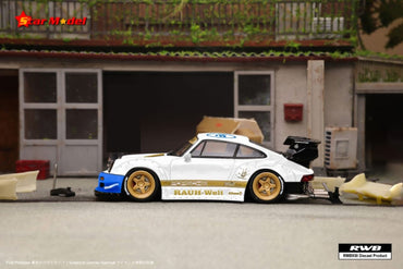 Star Model Porsche RWB 930 GT Wing NFS White Livery 1:64 (ONLINE ORDER ONLY)