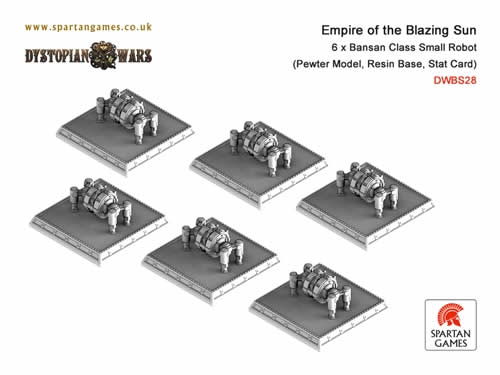 SPGDWBS28 Bansan Class Small Robot (6) Miniature (ONLINE ORDER ONLY)