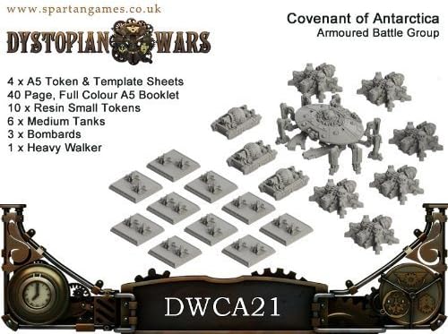 SPGDWCA21 Armoured Battle Group Covenant of Antarctica Dystopian Wars (ONLINE ORDER ONLY)