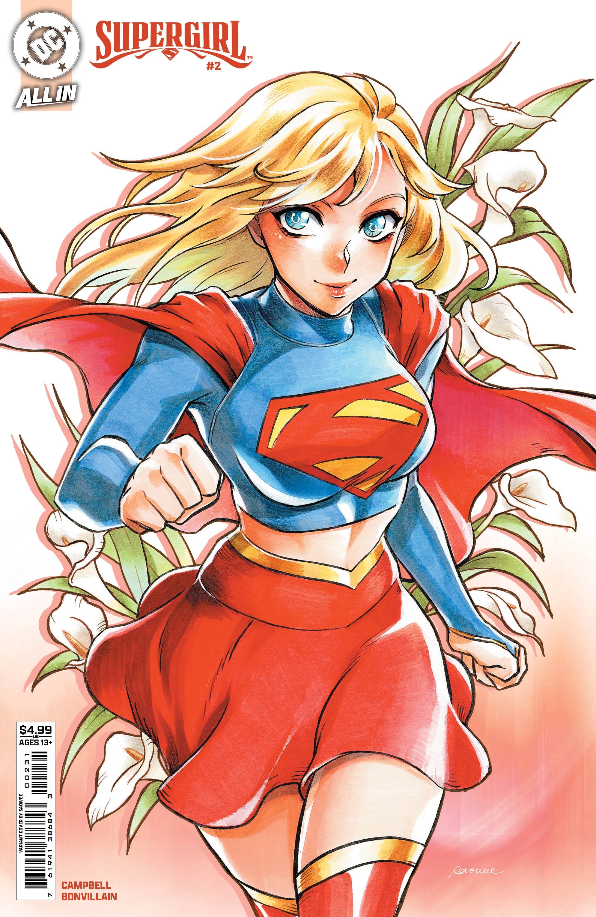 Supergirl #2 D Saowee Variant (06/11/2025) Dc (ONLINE ORDER ONLY)