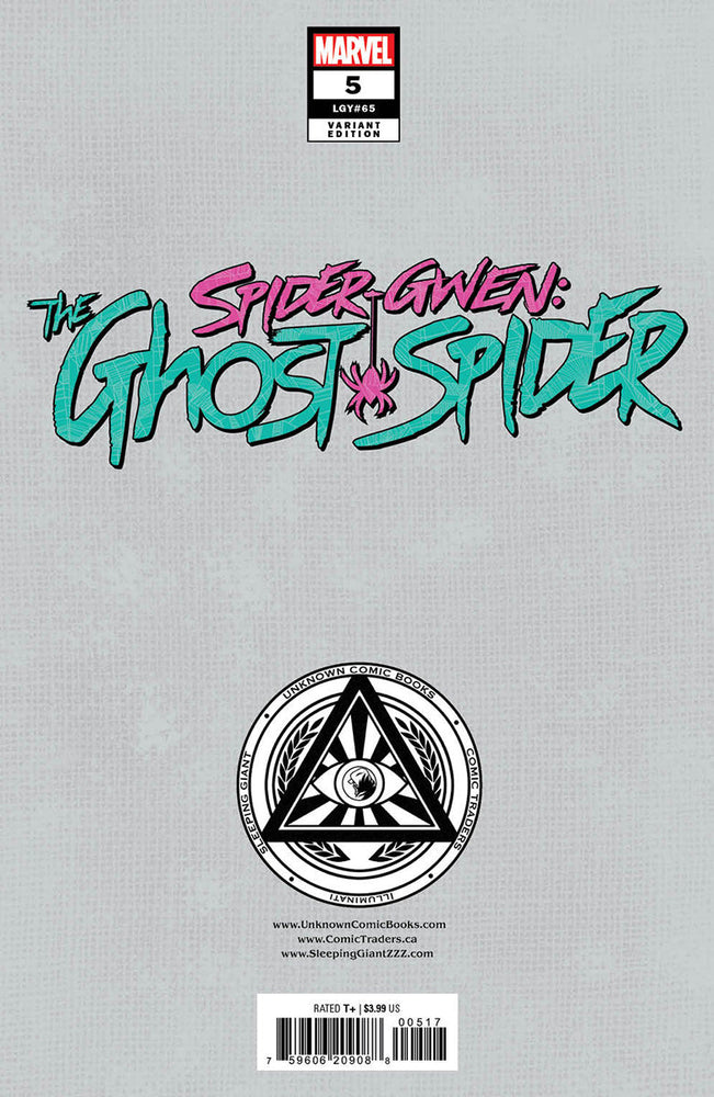 Spider-Gwen The Ghost Spider #5 Unknown Comics Ivan Tao Exclusive Virgin Var (09/11/2024) (Online Order Only)
