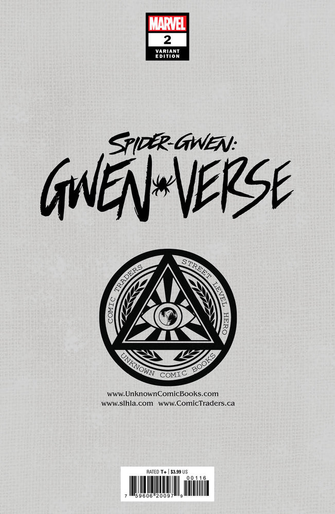 Spider-Gwen: Gwenverse 2 Unknown Comics Marco Turini Exclusive Var (04/13/2022) (04/20/2022) (Online Order Only)