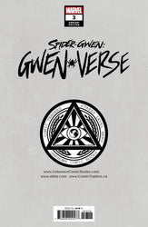 Spider-Gwen: Gwenverse #3 Unknown Comics Greg Land Exclusive Homage Virgin Var (06/15/2022) (Online Only)