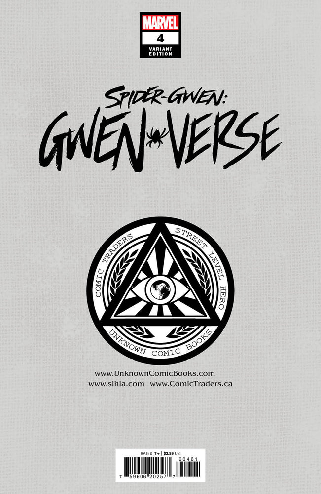 Spider-Gwen: Gwenverse #4 Unknown Comics Philip Tan Exclusive Virgin Var (07/20/2022) (Online Only)