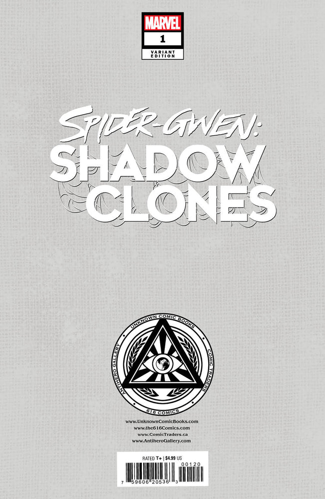 Spider-Gwen: Shadow Clones #1 Unknown Comics Kael Ngu Exclusive Var (03/01/2023) (Online Only)