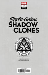 Spider-Gwen: Shadow Clones #3 Unknown Comics Kael Ngu Exclusive Virgin Var (05/10/2023) (Online Only)