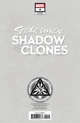 Spider-Gwen: Shadow Clones #4 Unknown Comics Kael Ngu Exclusive Var (06/14/2023) (Online Only)