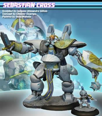 SPM11203 Sebastian Cross and Rook - Relic Knights Miniature (ONLINE ORDER ONLY)